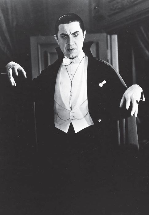 Foto: Bela Lugosi caracterizado como Drácula