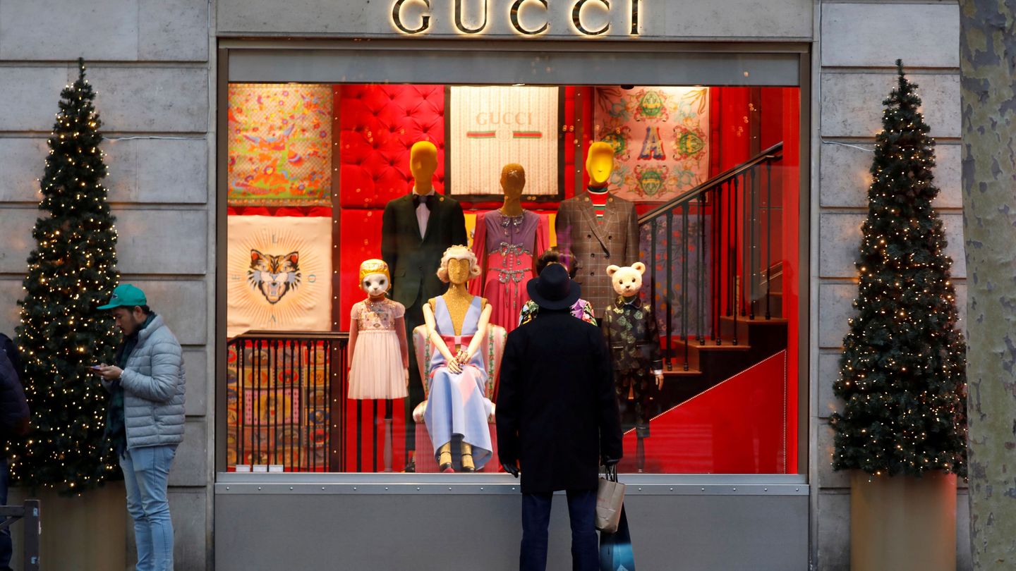 Una tienda de Gucci, del grupo Kering. (Reuters)