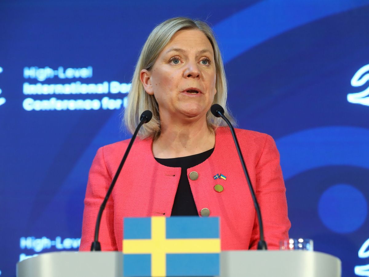 Foto: La primera ministra, Magdalena Andersson. (EFE/EPA/Rafa Guz)