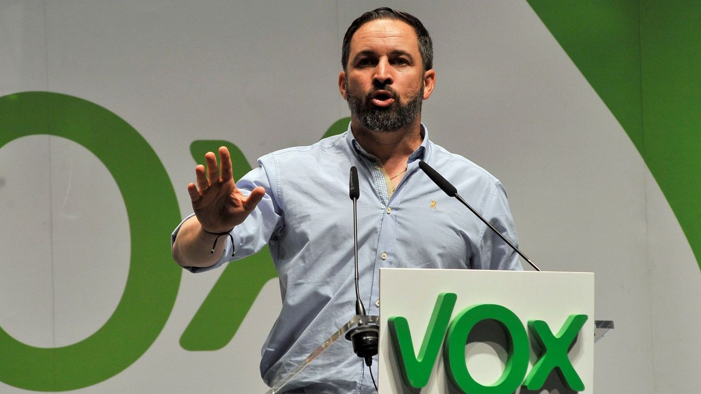 El presidente de Vox, Santiago Abascal. (EFE)