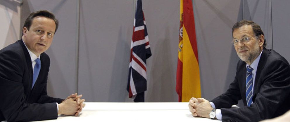 Foto: Rajoy planta cara a Cameron y Merkel para evitar un presupuesto europeo "inaceptable"