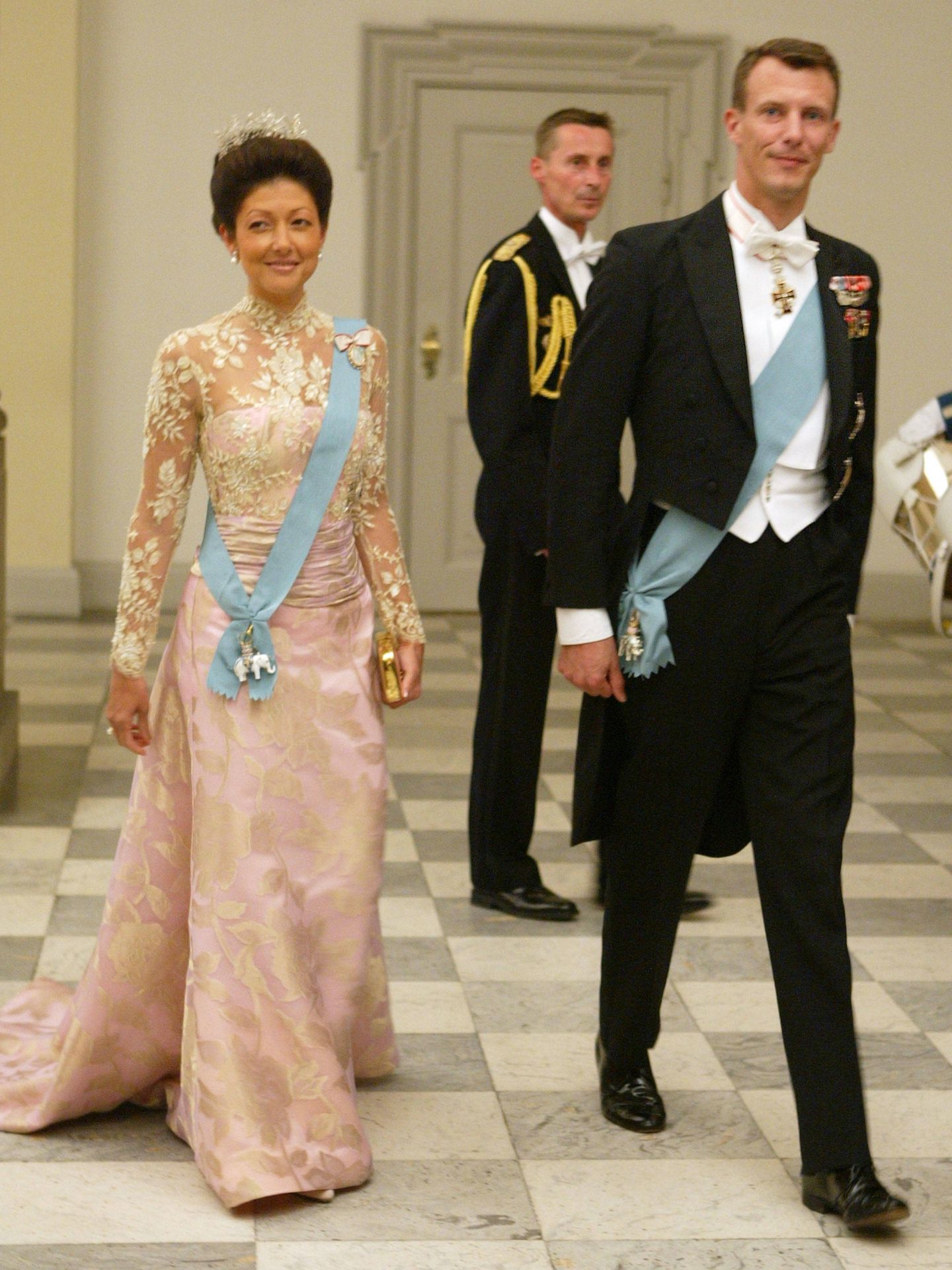 Alexandra y Joaquín de Dinamarca, antes de su divorcio. (Getty)