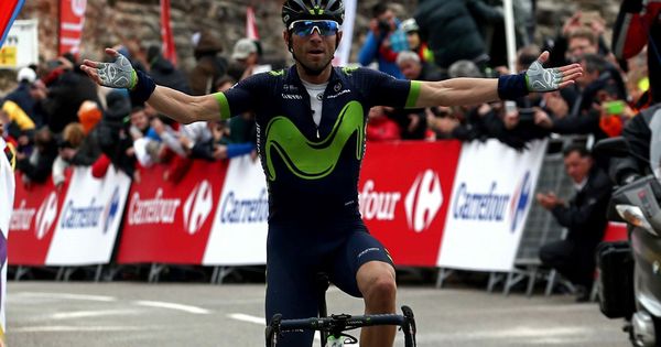 Foto: Valverde ganó su segunda etapa en la Volta. (EFE)