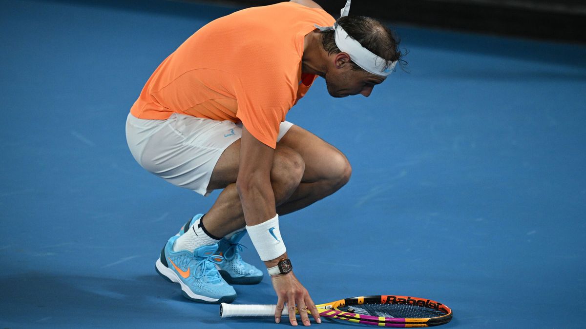 Así ha sido la lesión que ha eliminado a Rafa Nadal del Open de Australia