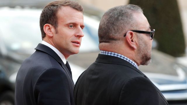 Emmanuel Macron y Mohamed VI en París, en 2018. (EFE/Yoan Valat)