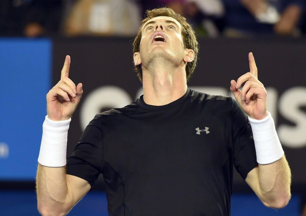 Foto: Andy Murray celebra su victoria tras eliminar a Grigor Dimitrov.