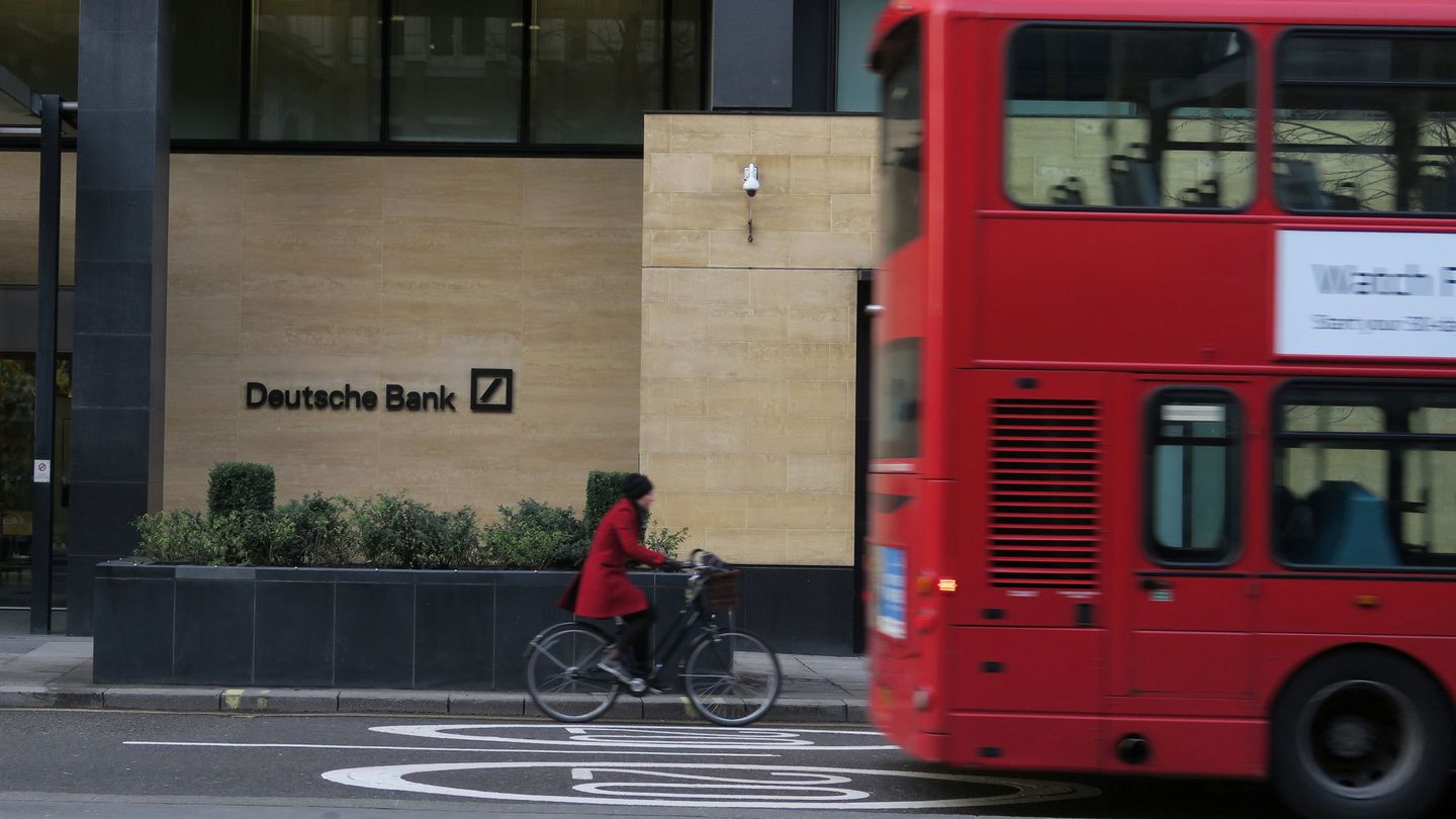 Sede del Deutsche Bank en la City de Londres, en marzo de 2016. (Reuters)