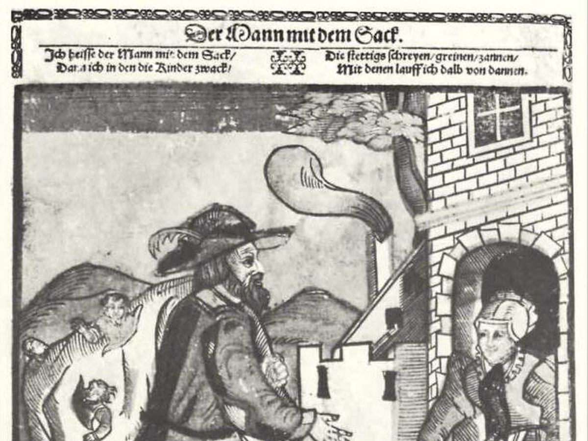 Foto: Representación del Hombre del Saco del siglo XVI. (Wikipedia)