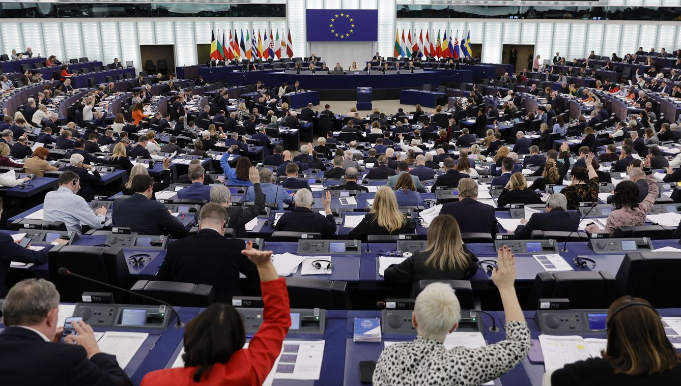 Pleno del Parlamento Europeo en Estrasburgo. (EFE)