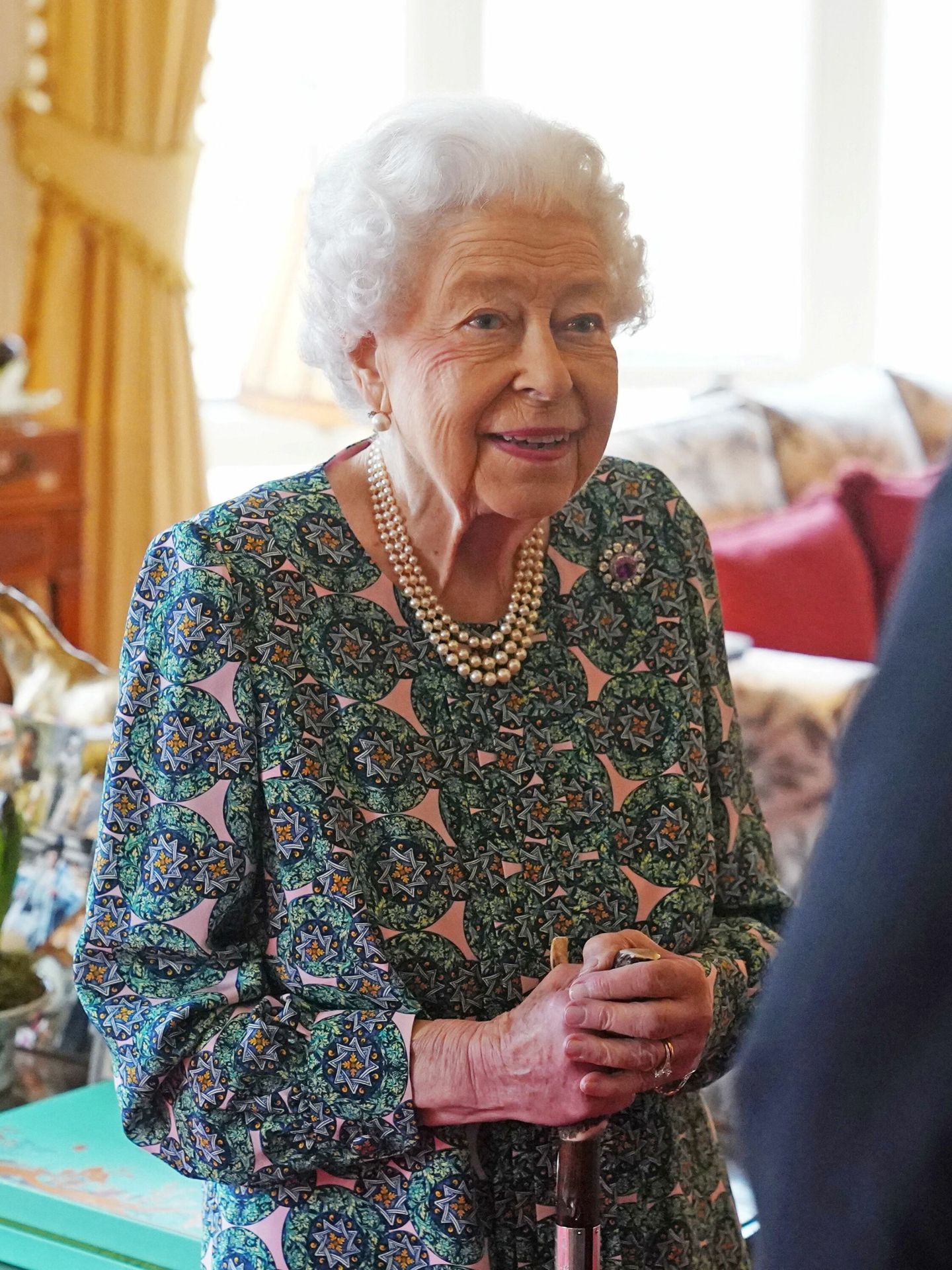 Isabel II, durante una reunión en Windsor. (Reuters/Steve Parsons)