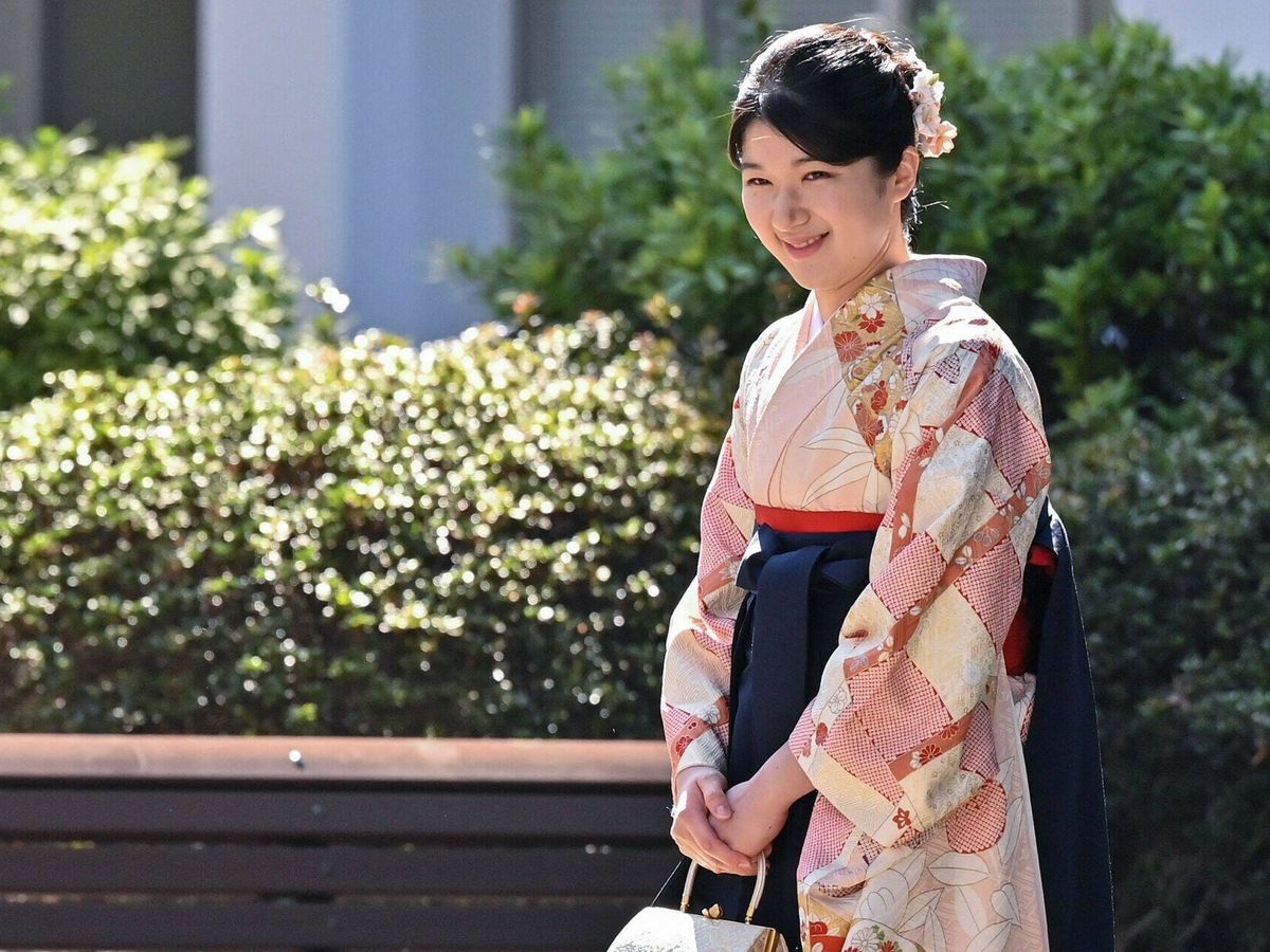 Foto: La princesa Aiko, este miércoles durante su graduación. (Reuters)