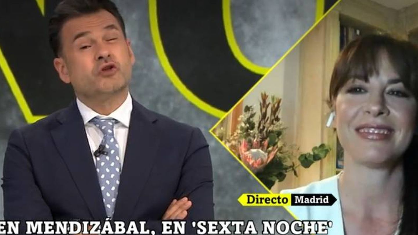 Iñaki López y Mamen Mendizabal, en 'La Sexta noche'. (Atresmedia).