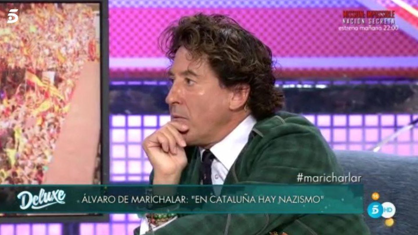 Álvaro de Marichalar responde a Jorge Javier tras echarle del 'Deluxe'.