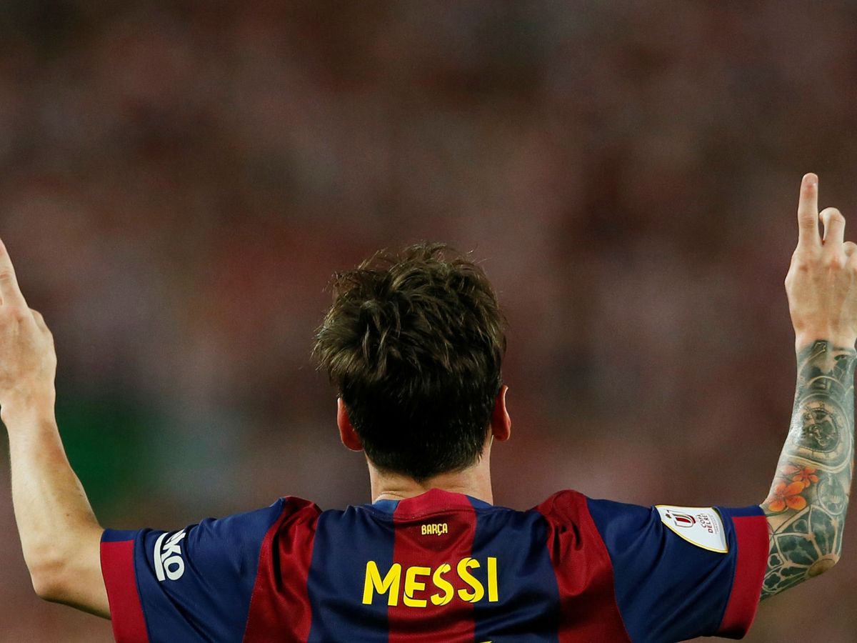 Foto: Lionel Messi, con un gesto de celebración. (EFE)