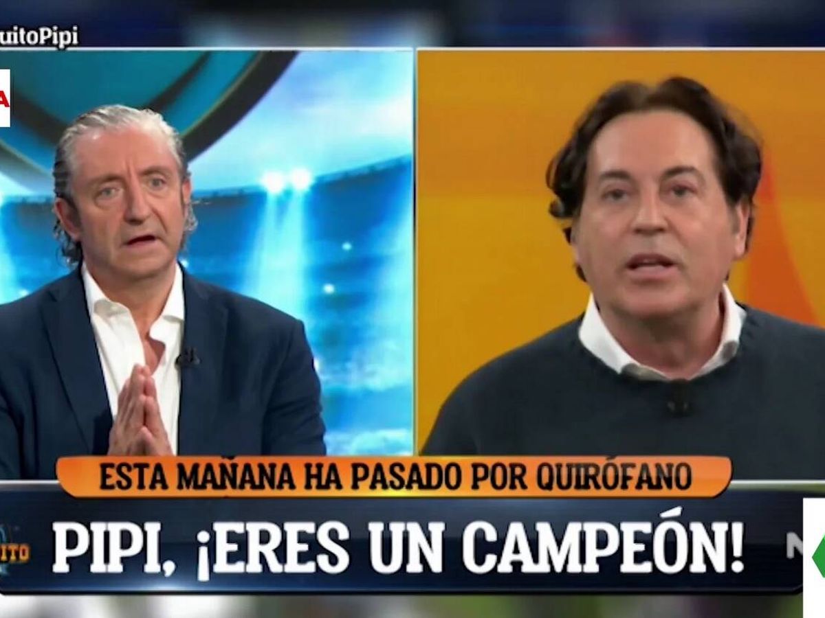 Foto: Josep Pedrerol y Pipi Estrada. (Atresmedia Televisión)
