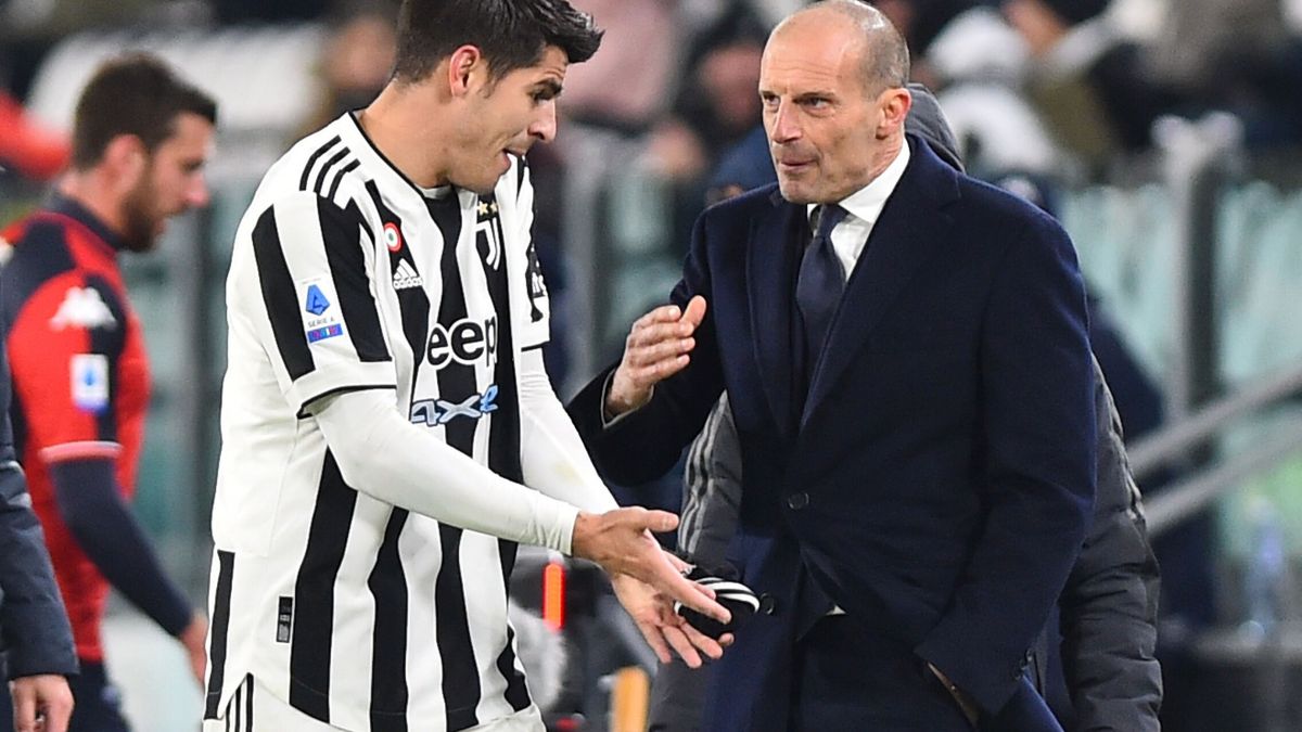 El último lío de Morata: discusión con el entrenador y con el futuro fuera de la Juve