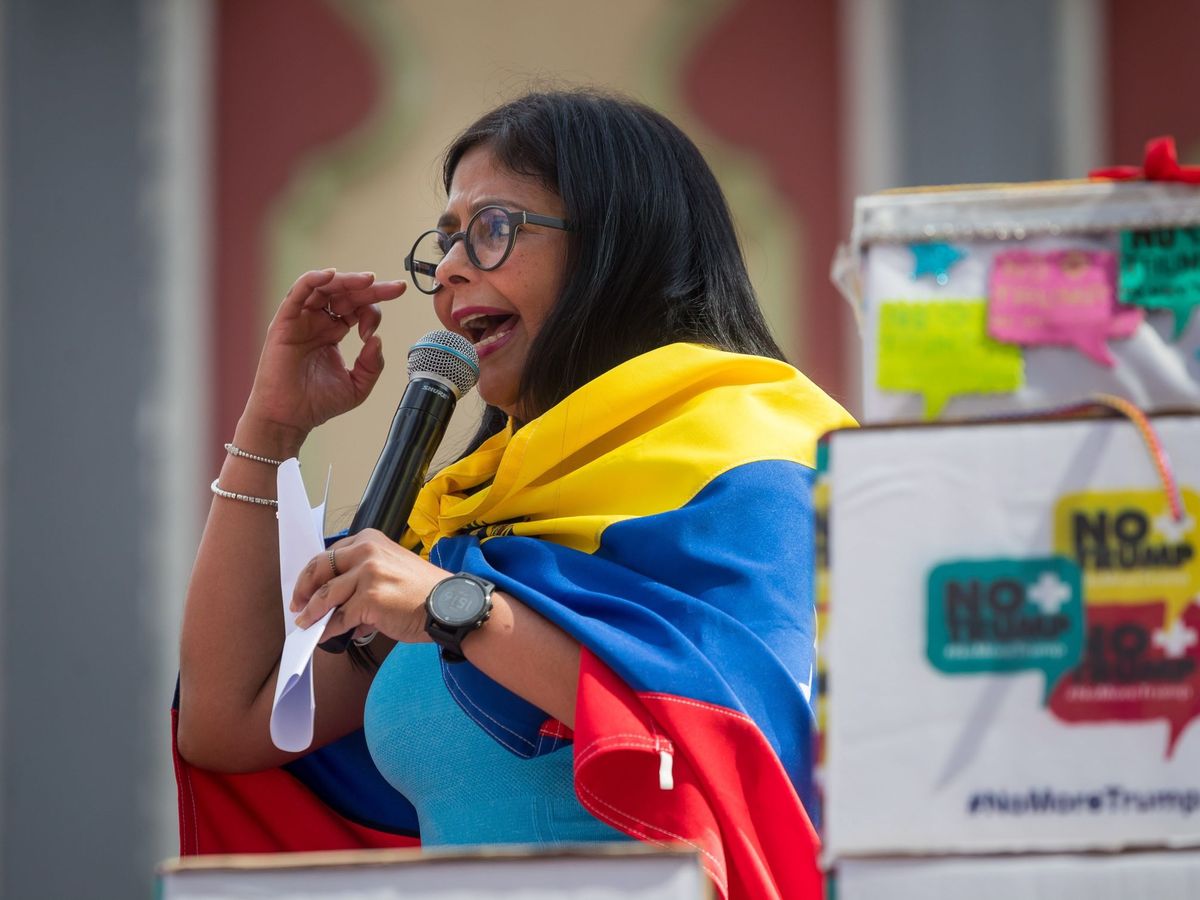 Foto: La vicepresidenta de Venezuela, Delcy Rodríguez, en una foto de archivo. (EFE)
