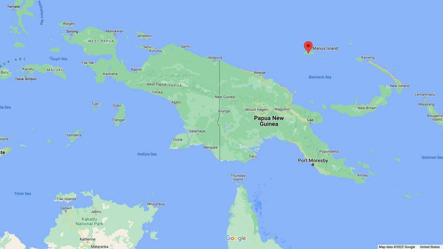 Se cree que los fragmentos de meteorito están a 300 km al norte de la isla de Manu, en el océano Pacífico.