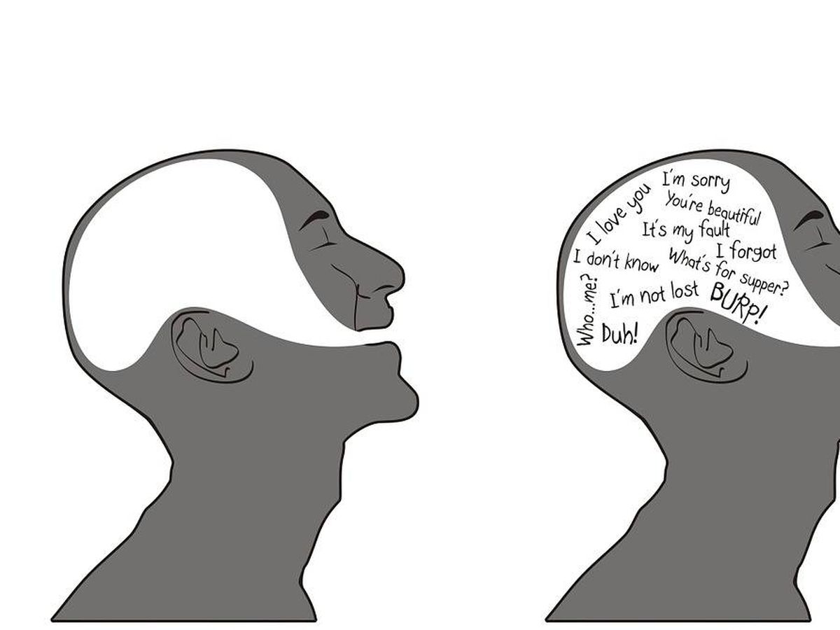 Foto: Los dos hemisferios del cerebro colaboran en el habla. Foto: Pixabay