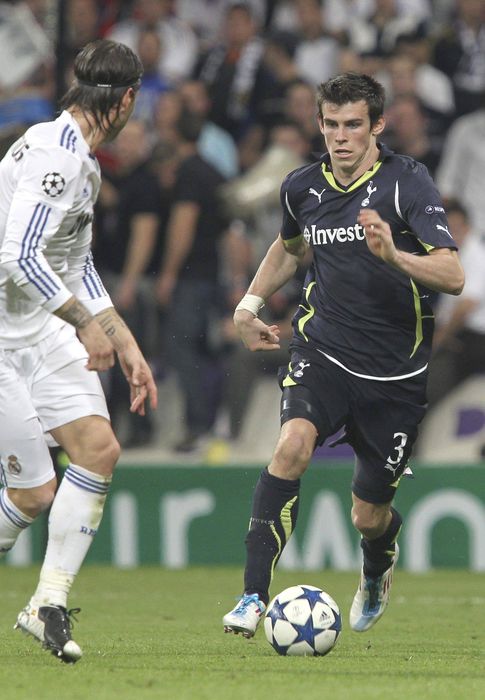Foto: Gareth Bale, en un partido de Liga de Campeones ante el Real Madrid.