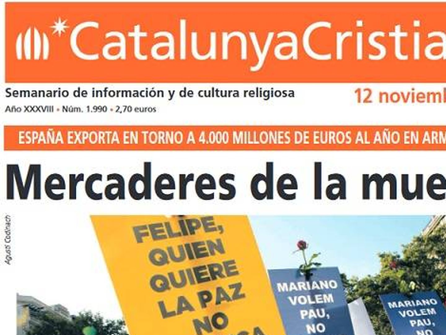 Ejemplar de 'Catalunya Cristiana'.