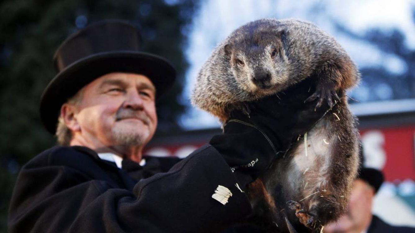 Foto: La marmota Phil predice un invierno largo (EFE)
