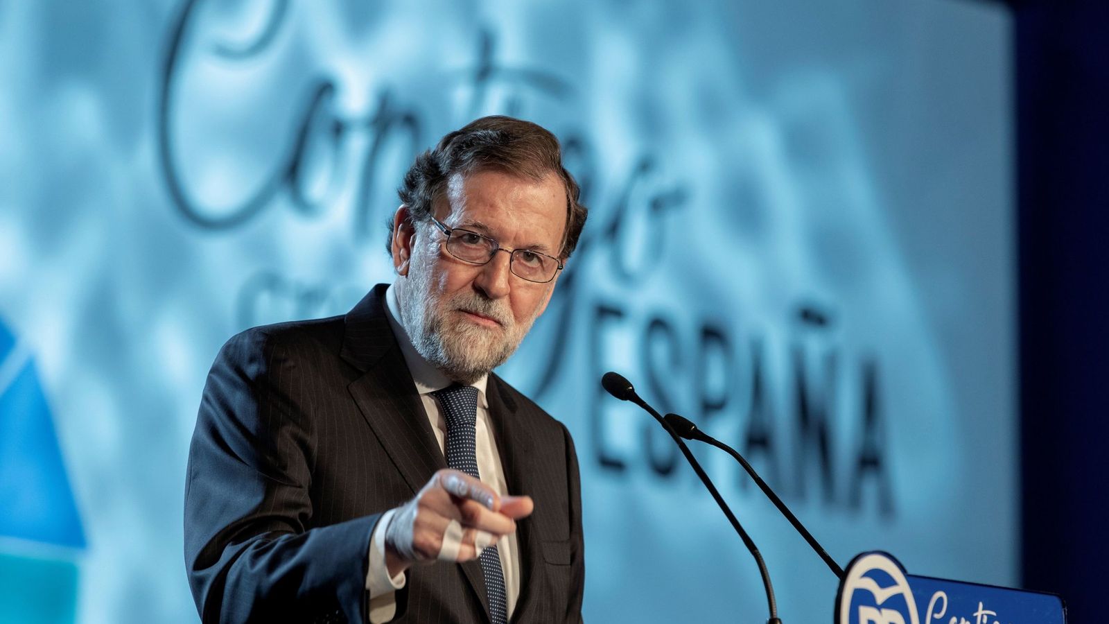 Foto: Mariano Rajoy clausura la convención nacional del PP en Sevilla. (EFE)