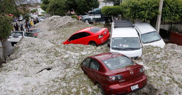 Foto: La histórica granizada caída sobre Guadalajara ha provocado daños materiales por valor de millones de euros