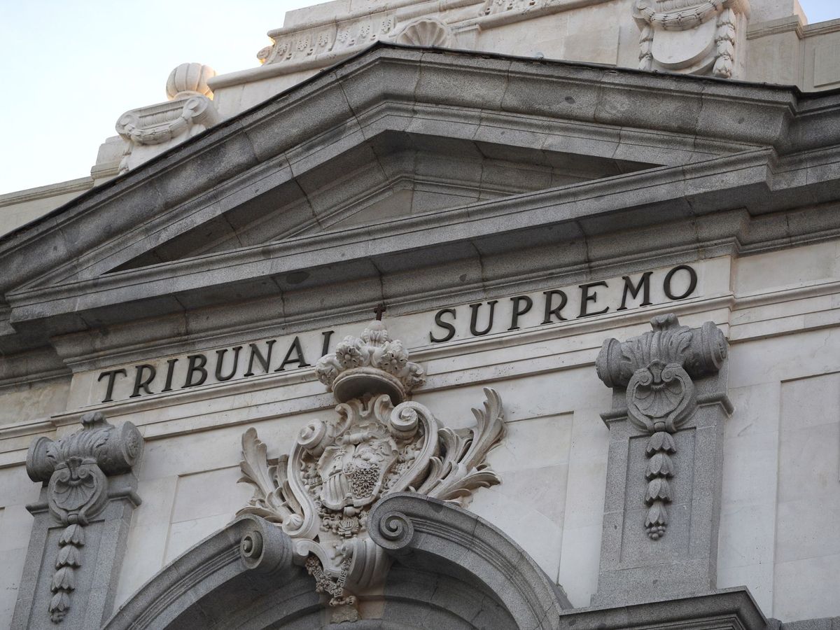 Foto: Detalle de la fachada del Tribunal Supremo (EFE)