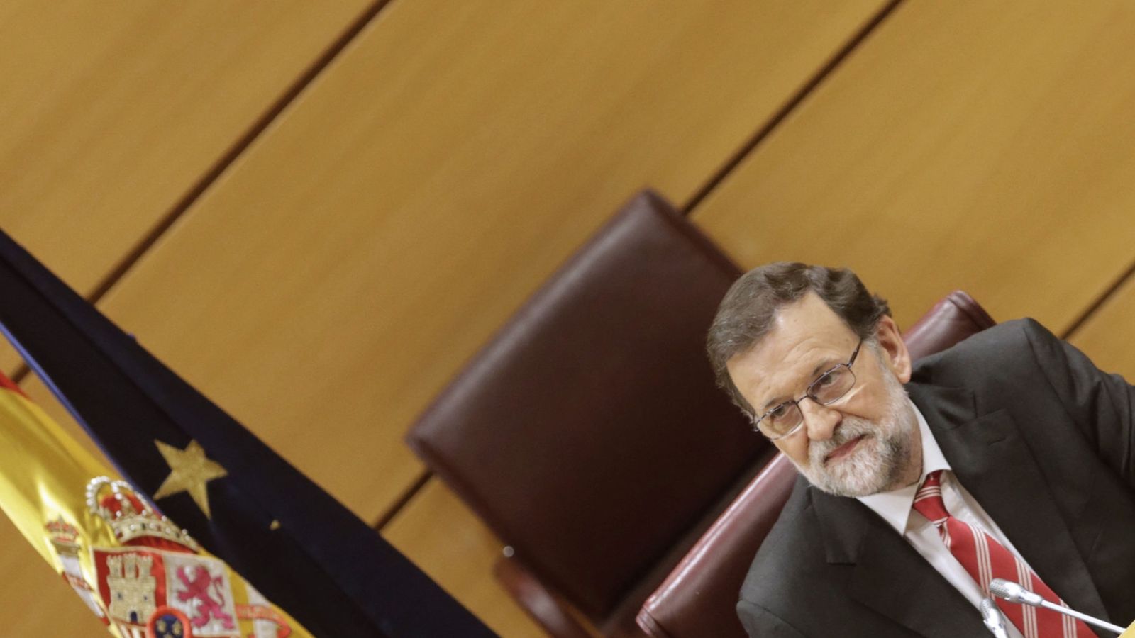 Foto: El presidente en funciones, Mariano Rajoy, durante la reunión. (Efe)