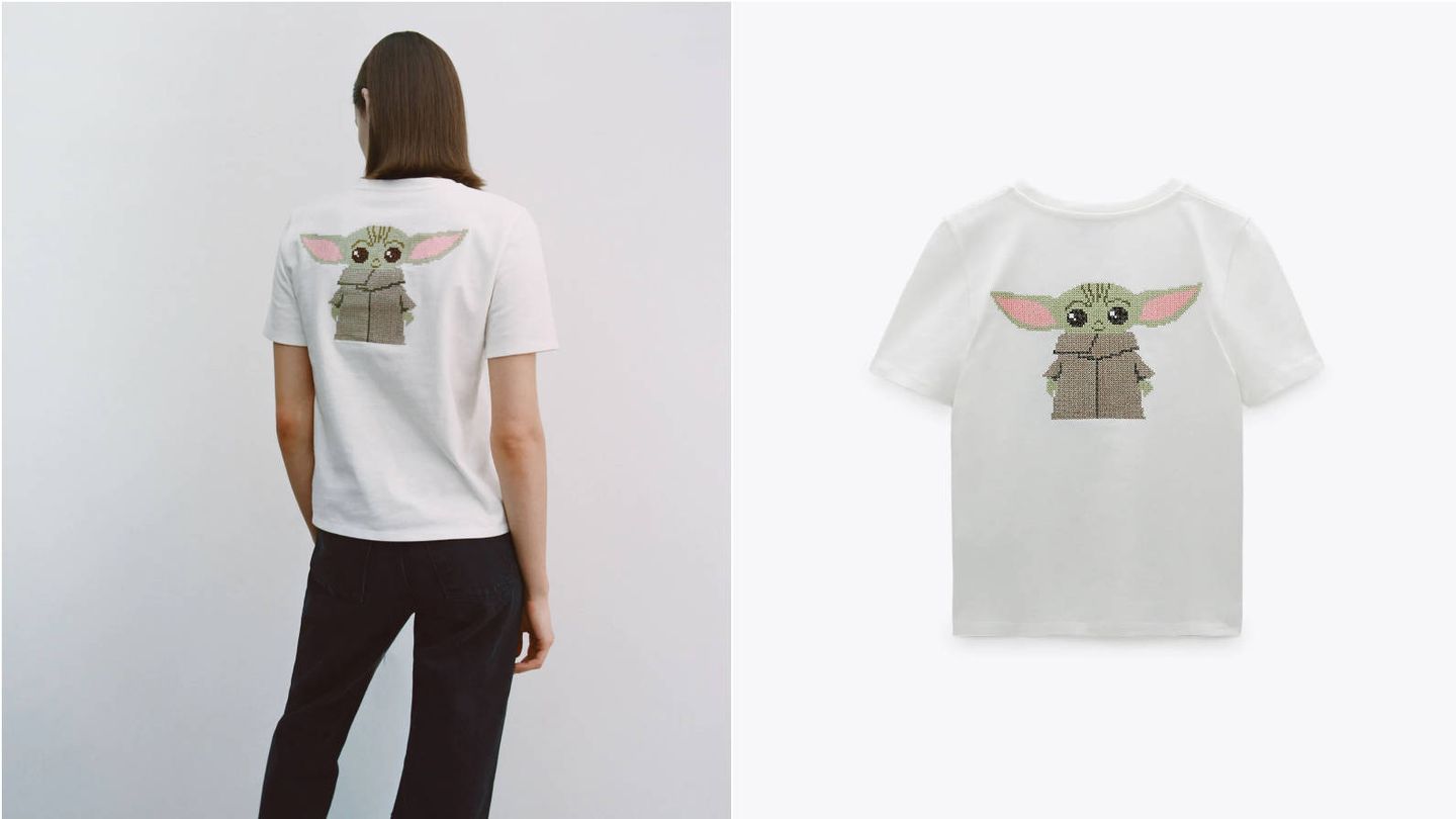 Camiseta de Baby Yoda de Zara. (Cortesía)