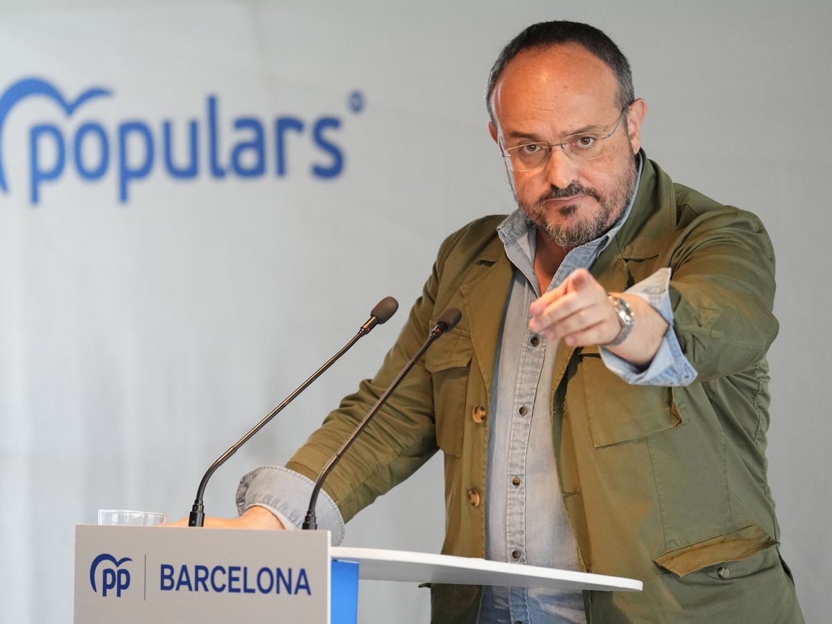 Foto: El presidente del PP de Cataluña, Alejandro Fernández. (EFE/Alejandro García)