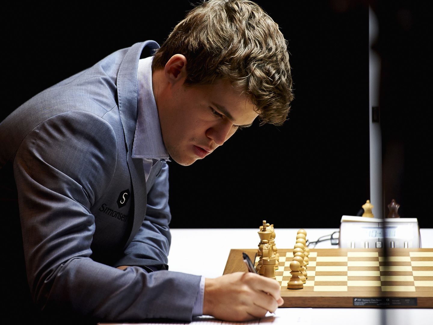 Magnus Carlsen siempre tiene todo bajo control 