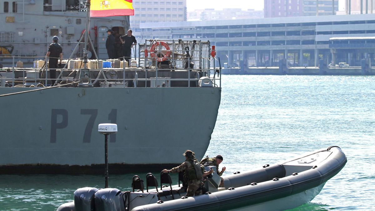 El patrullero español que liberó a un buque secuestrado por piratas