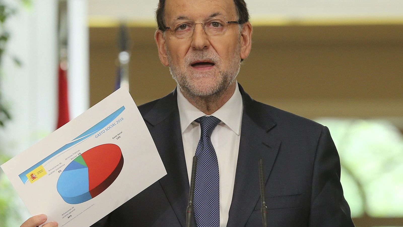 Foto: El presidente del Gobierno, Mariano Rajoy, en su balance de legislatura de este viernes. (EFE)