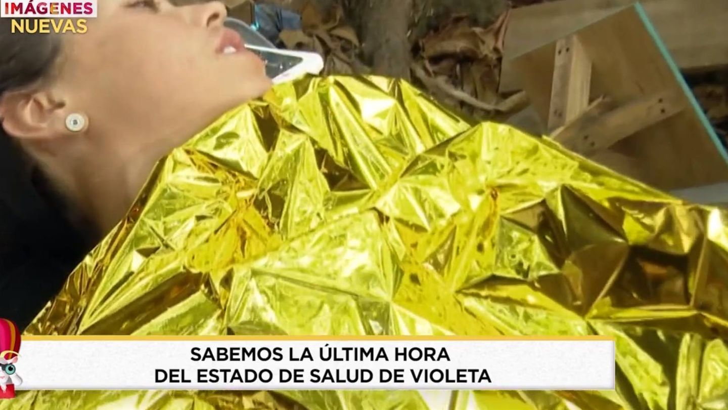 Violeta, en 'Supervivientes 2019'. (Telecinco)