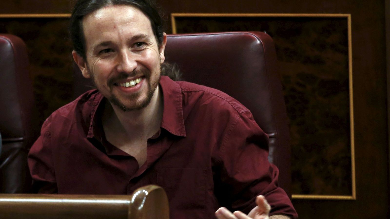 Foto: El secretario general de Podemos, Pablo Iglesias, en el Congreso de los Diputados. (Efe) 