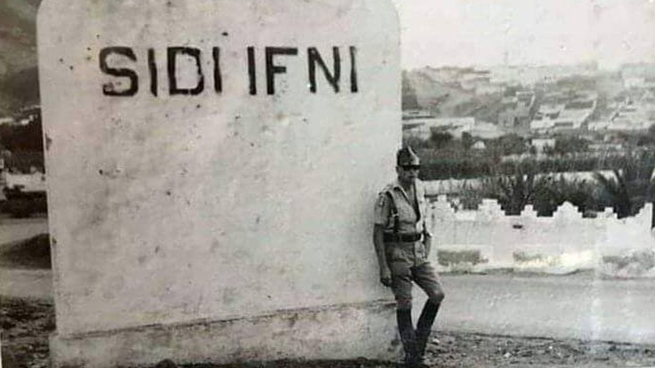 Foto: Un legionario en la capital del Ifni, Sidi-Ifni circa 1968
