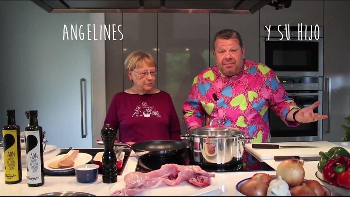 Alberto Chicote enseña a cocinar en Youtube con su madre Angelines