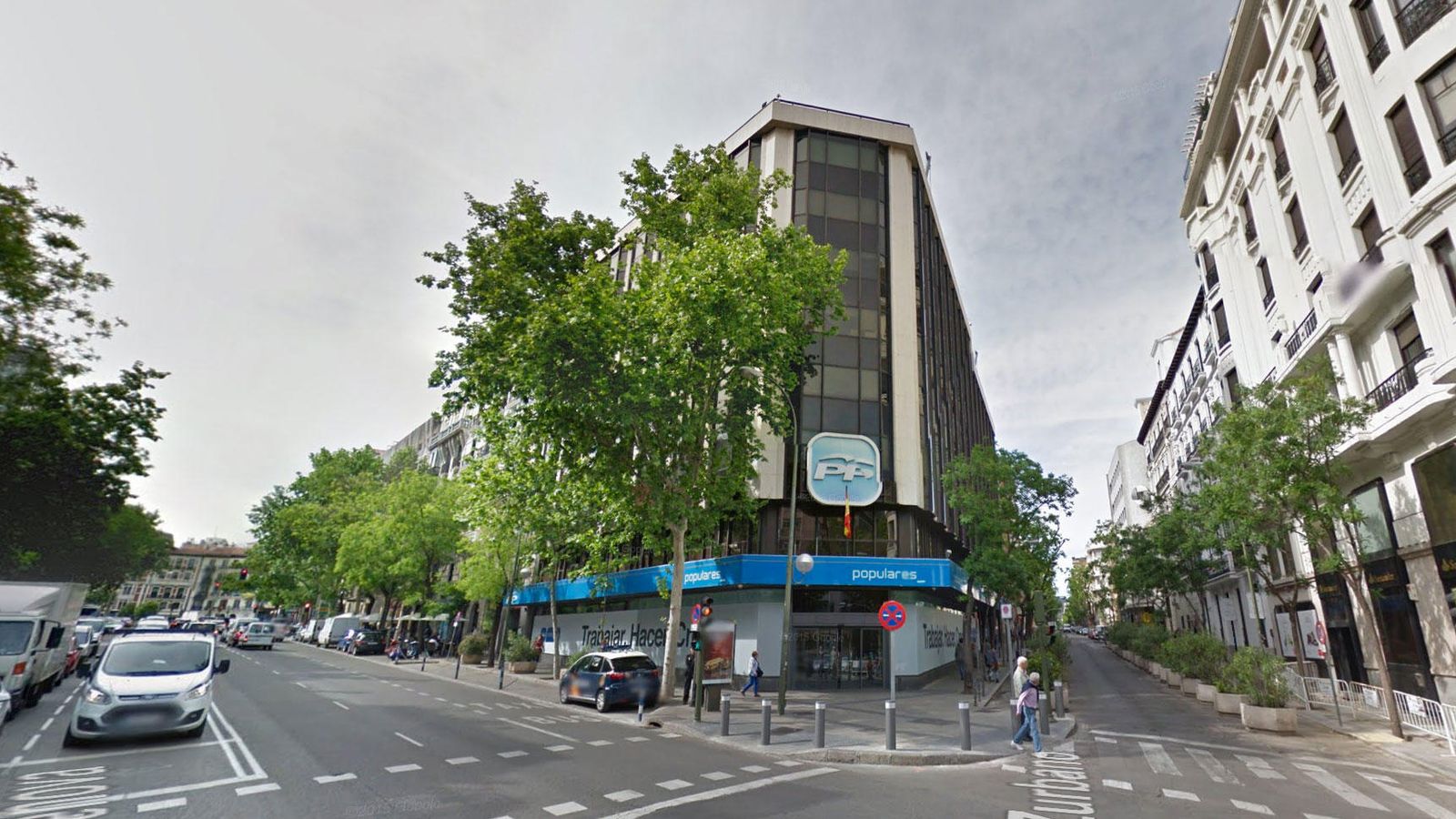 Foto: La sede del PP en Génova. (Google)