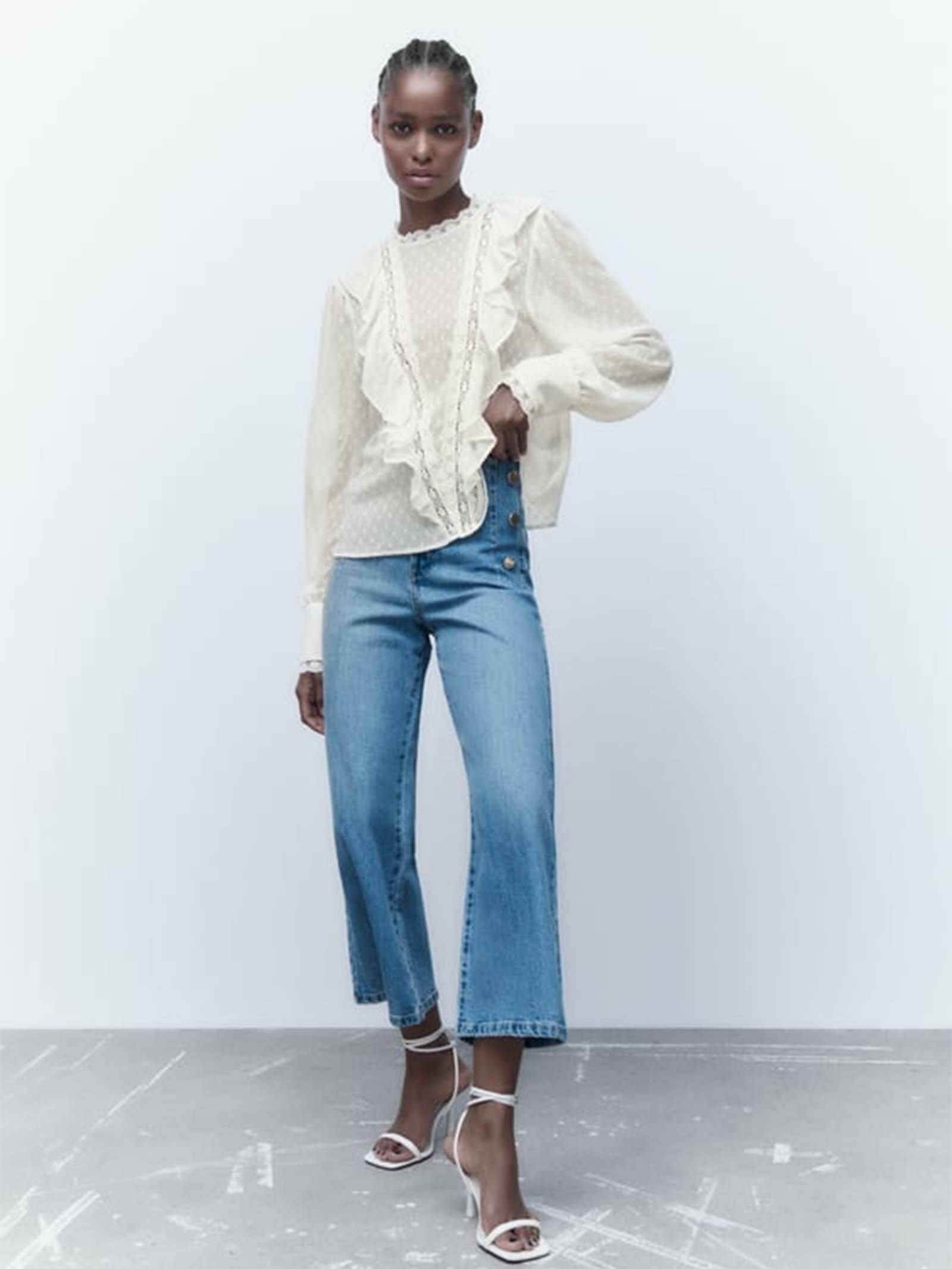Las 7 blusas de las novedades de Zara para mujeres de 20 a 60 años. (Cortesía)