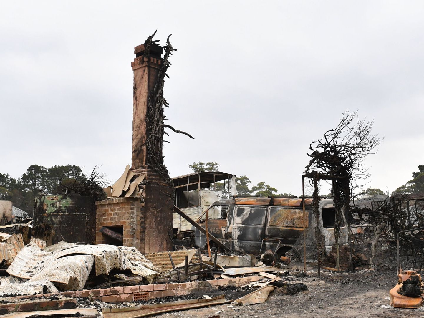 Zona arrasada por el fuego en Australia. (Foto: EFE)