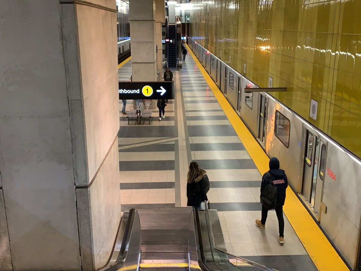 Foto: Vistas interiores del metro de Toronto en Canadá. (EFE)