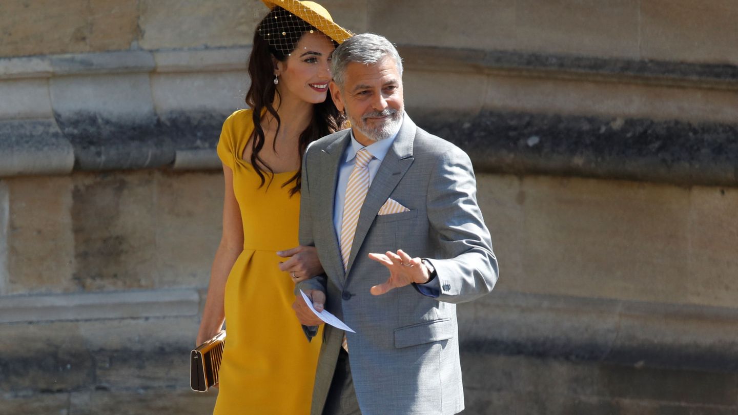 George y Amal Clooney. (Reuters)