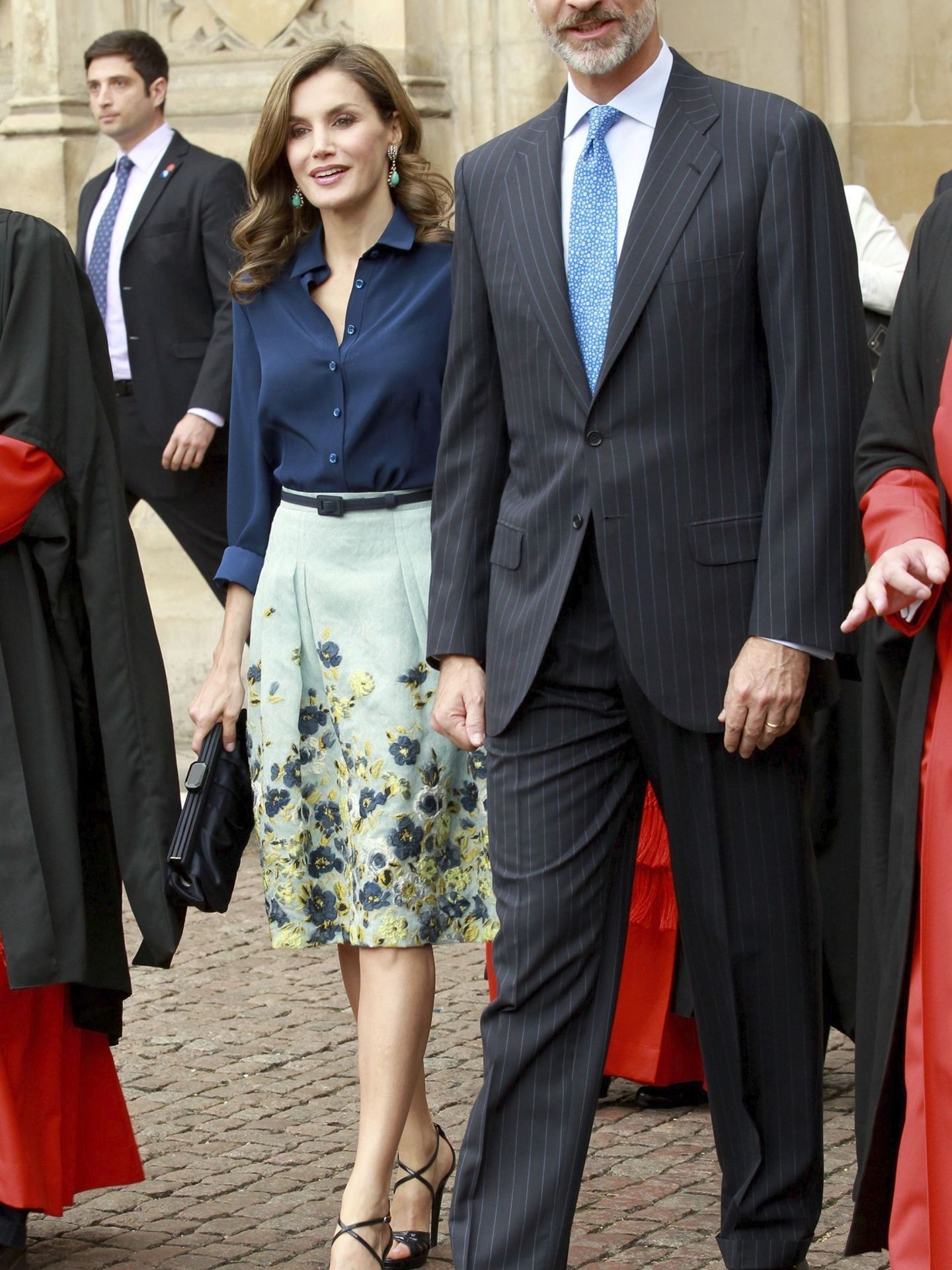 El rey Felipe VI y la reina Letizia, en la abadía de Westminster en Londres en julio de 2017. (EFE)
