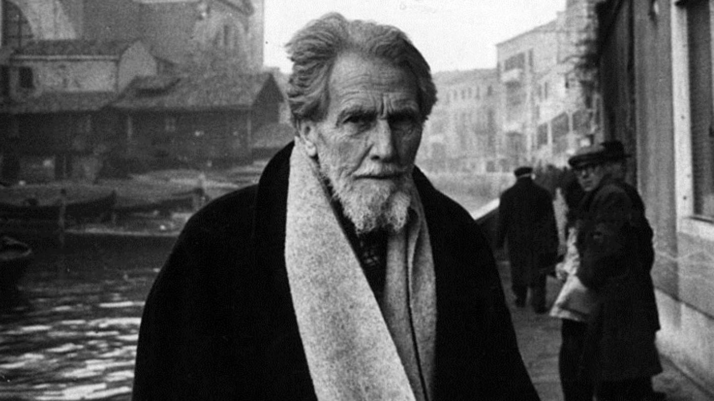 Ezra Pound en Venecia en 1963