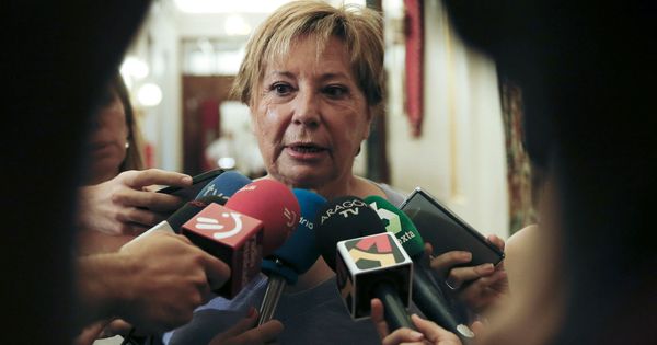 Foto: La diputada del PP Celia Villalobos, quien ha mostrado su apoyo a la candidatura de Santamaría. (EFE)