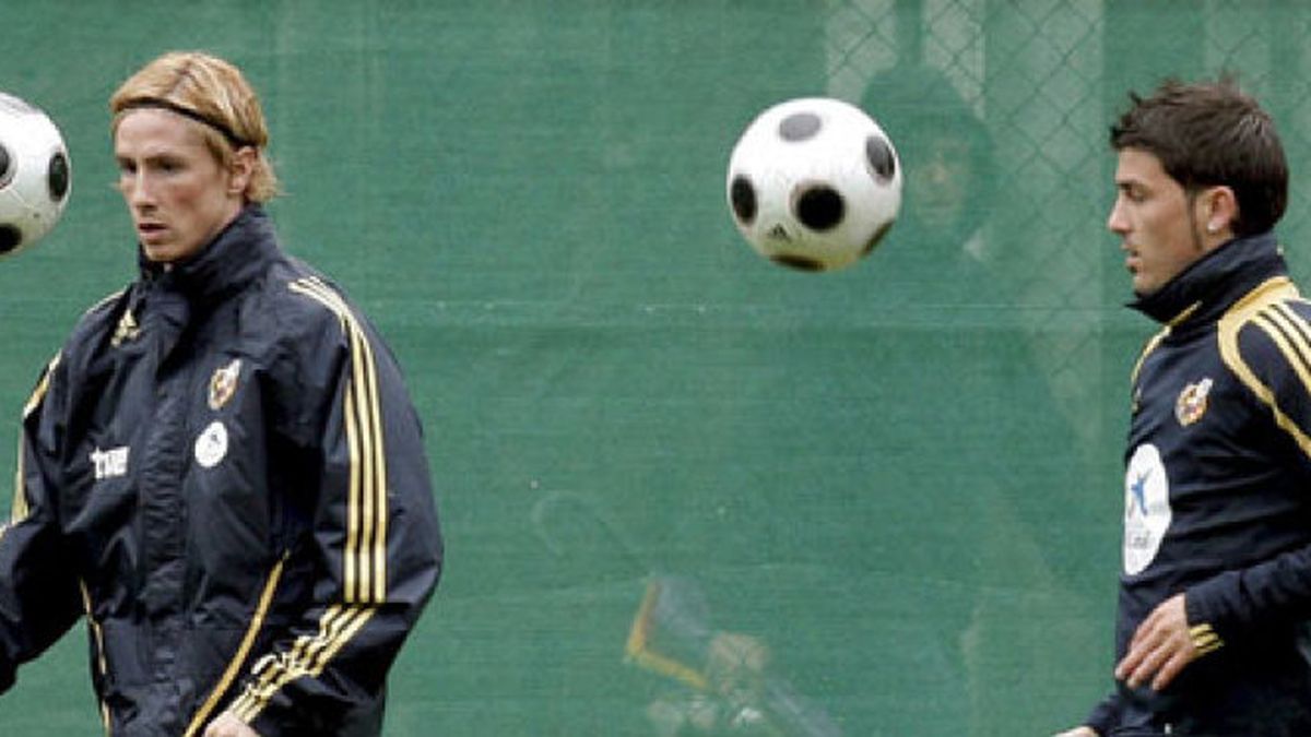 Torres señala a Villa como el mejor delantero de la Eurocopa