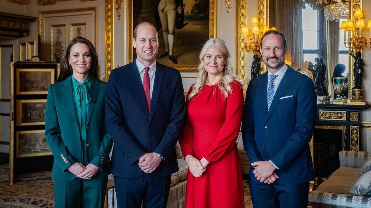Kate Middleton y Mette-Marit, juntas en Windsor: dos looks muy diferentes para el encuentro royal