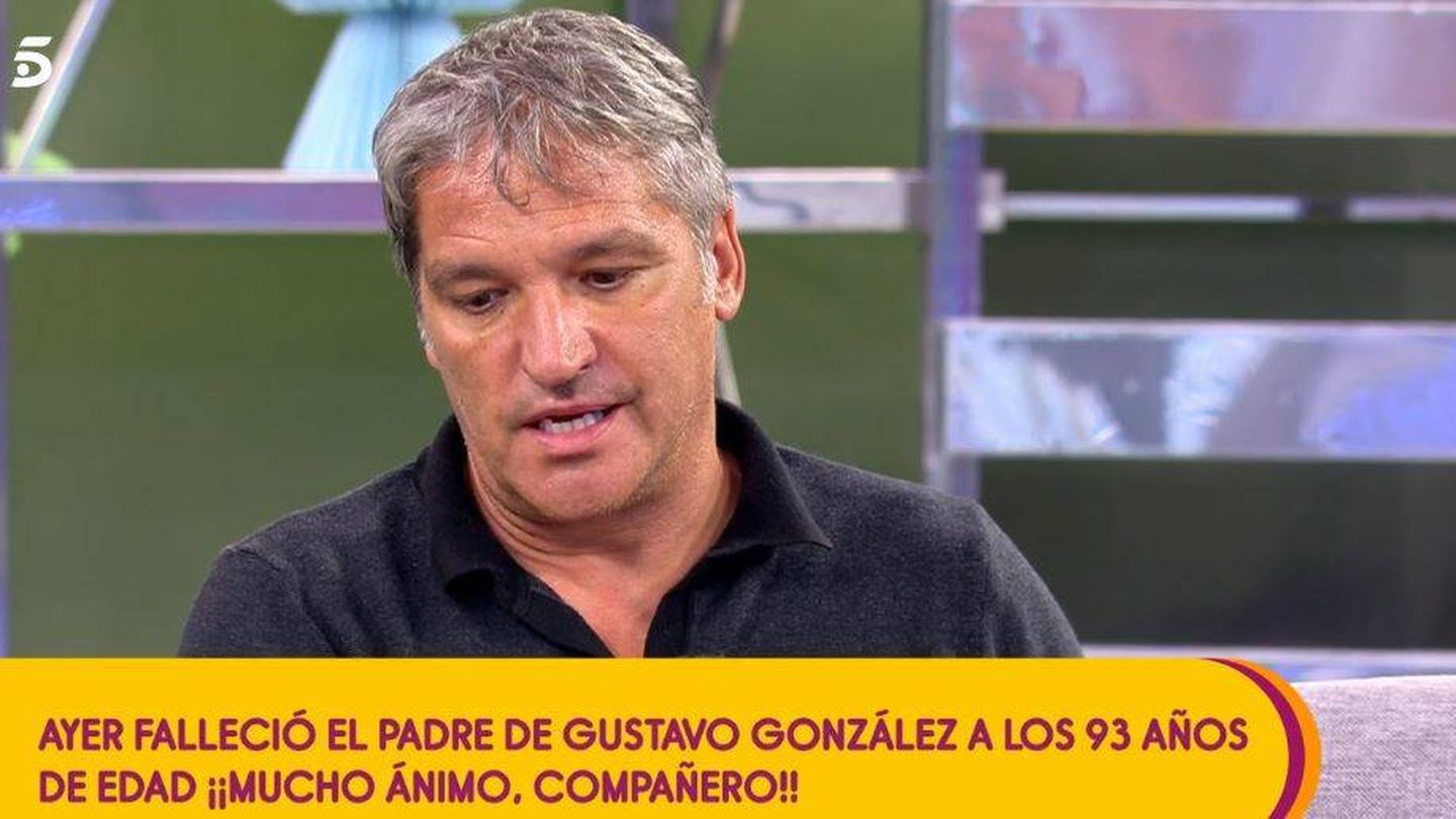 Gustavo González, en 'Sálvame'. (Mediaset España)